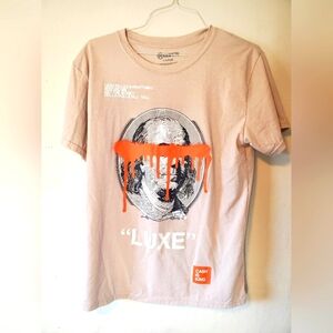Beige Streetwear Urban Tshirt